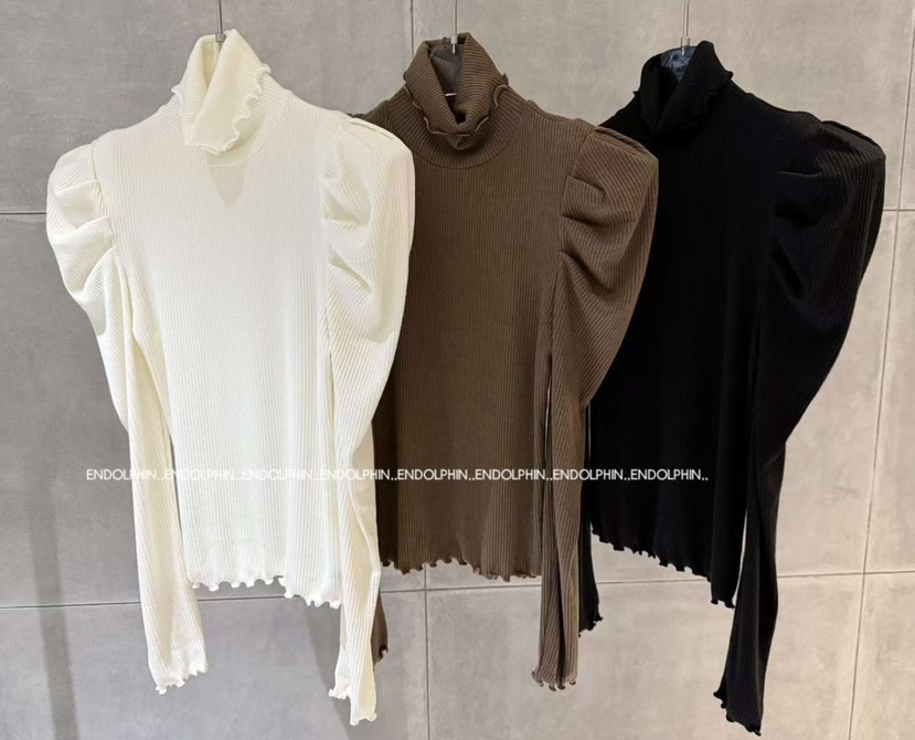 ENDOLPHIN韓國代購㊣女士新品時尚25秋冬職業真品休閑長袖T恤ENDOLPHIN長袖T恤