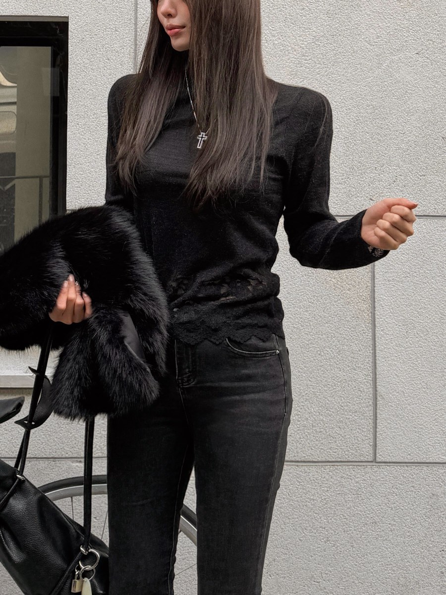 81 MARKET-L韓國代購㊣女士新款休閑熱賣推薦人氣長袖T恤81 MARKET-L長袖T恤