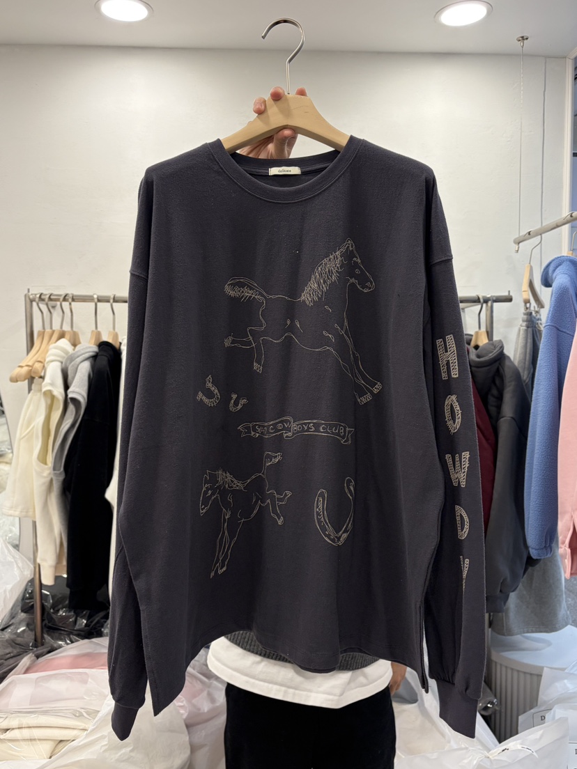 DELICATE東大門㊣直郵女士新品休閑職業熱賣人氣推薦長袖T恤DELICATE長袖T恤圖色2