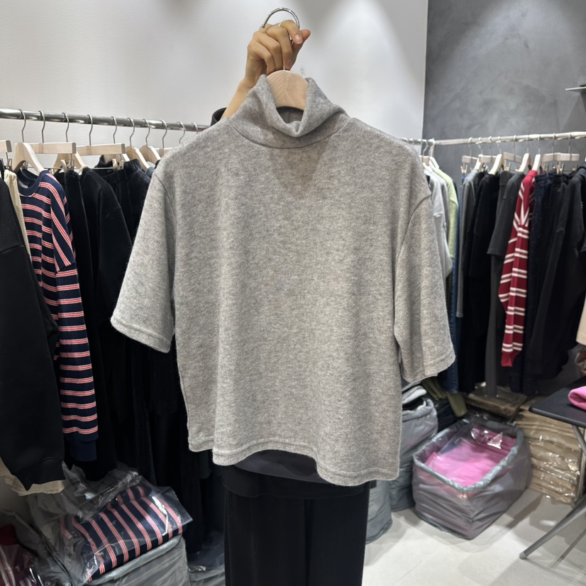 OPEN東大門㊣實拍女裝新品時尚人氣職業休閑推薦熱賣T恤安哥拉OPENT恤圖色2