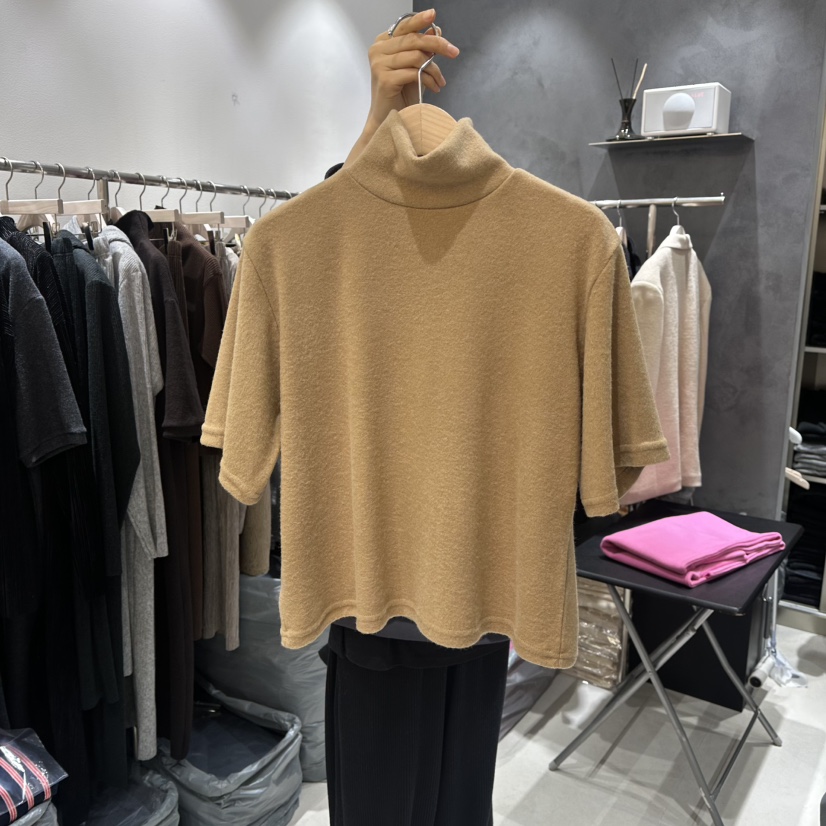 OPEN東大門㊣實拍女裝新品時尚人氣職業休閑推薦熱賣T恤安哥拉OPENT恤圖色4