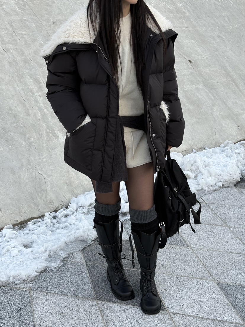 Verbena東大門㊣實拍女裝新品時尚推薦熱賣職業短款羽絨服填充Verbena短款羽絨服