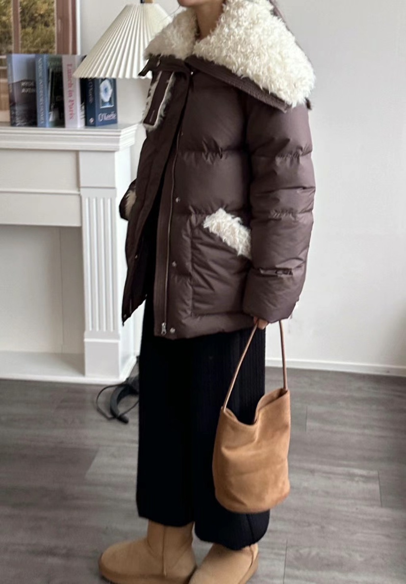 Verbena東大門㊣實拍女裝新品時尚推薦熱賣職業短款羽絨服填充Verbena短款羽絨服