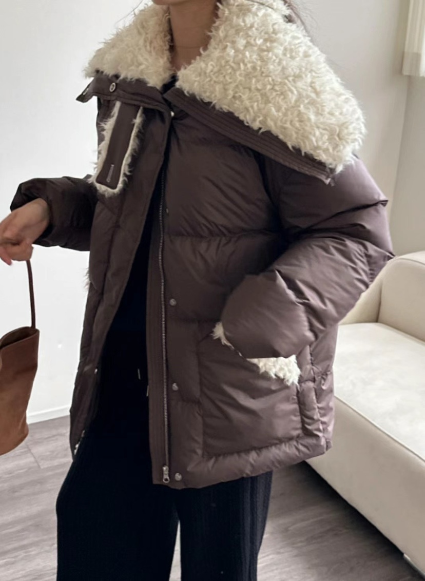 Verbena東大門㊣實拍女裝新品時尚推薦熱賣職業短款羽絨服填充Verbena短款羽絨服