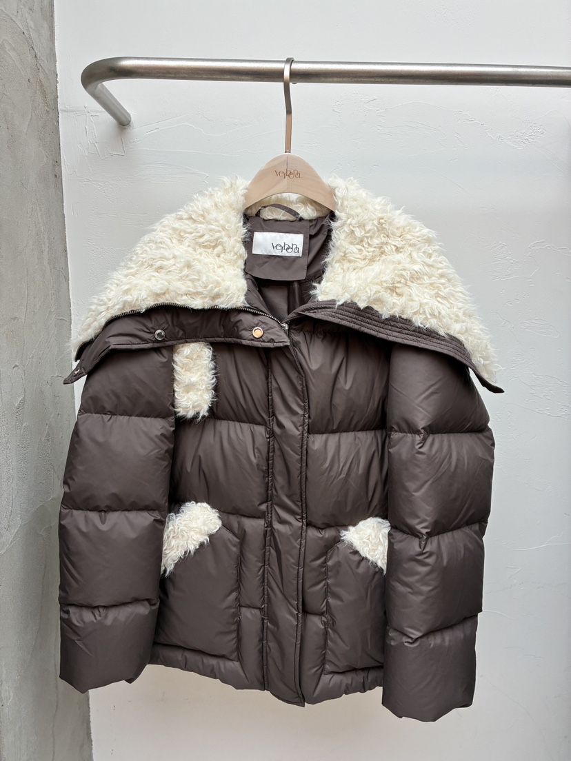 Verbena東大門㊣實拍女裝新品時尚推薦熱賣職業短款羽絨服填充Verbena短款羽絨服圖色1