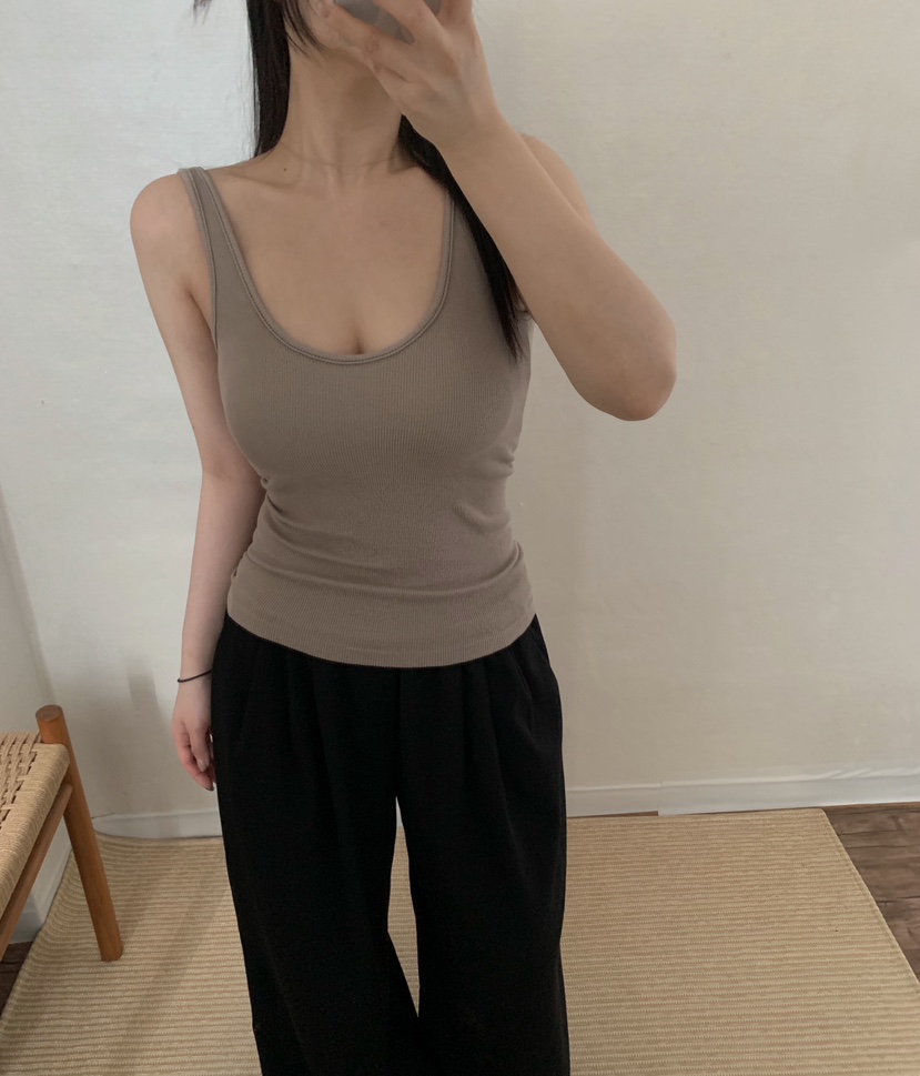 TWENTY FOUR SEVEN24-7韓國直郵㊣女裝新款職業吊帶背心TEWNTY FOUR SEVEN24-7吊帶/背心