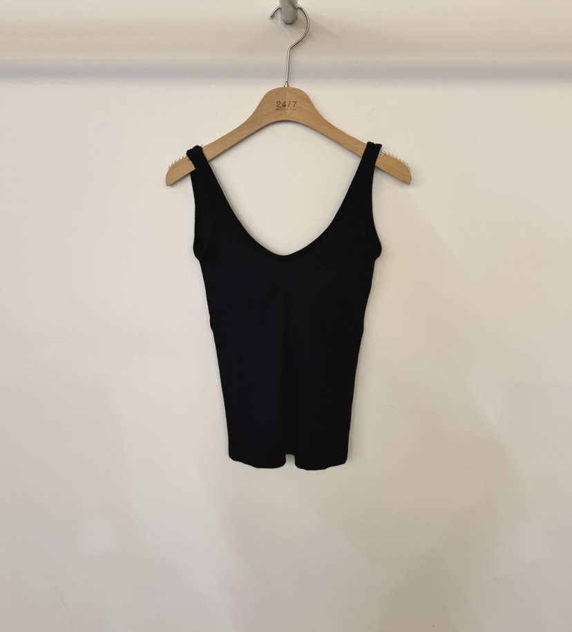 TWENTY FOUR SEVEN24-7韓國直郵㊣女裝新款職業吊帶背心TEWNTY FOUR SEVEN24-7吊帶/背心圖色4黑色