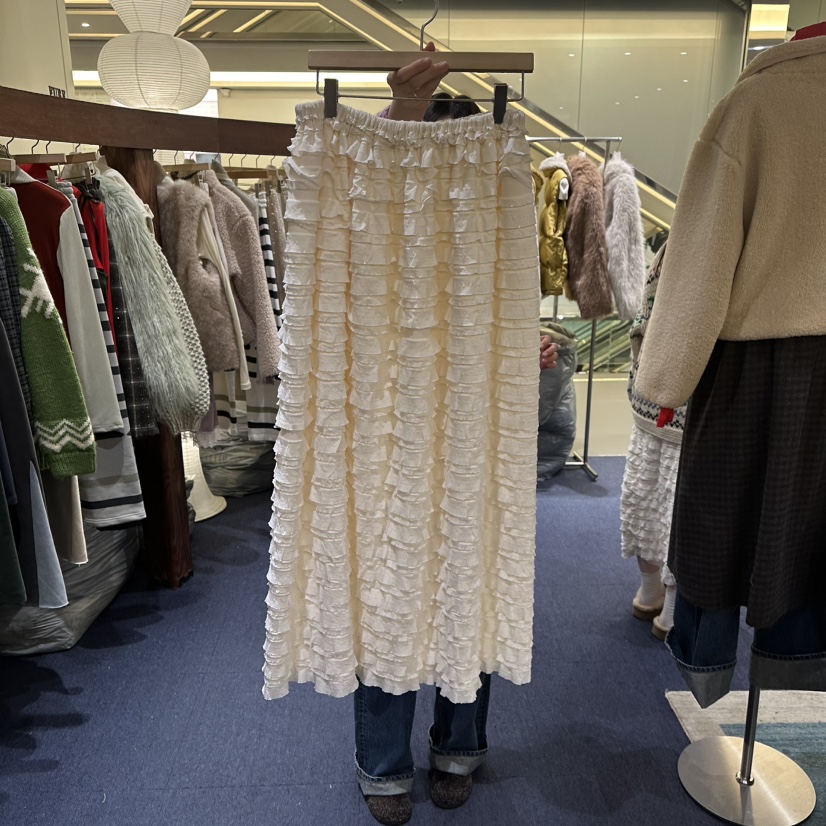 FURE韓國代購㊣女裝新品職業推薦時尚休閑熱賣25秋冬人氣長裙FURE長裙圖色1