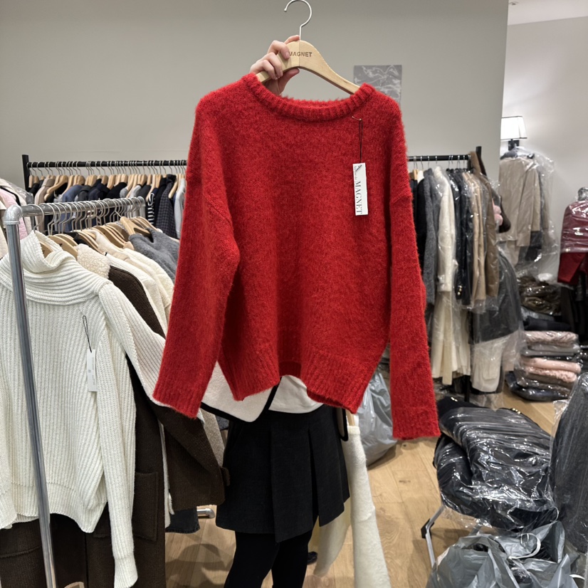M.G.N韓國直郵㊣女士新款熱賣休閑25秋冬職業時尚推薦毛衣MAGNET毛衣圖色3