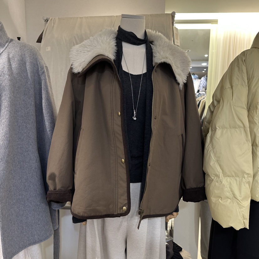 LIL東大門㊣代購女裝新品休閑25秋冬熱賣人氣推薦真品時尚夾克LIL夾克圖色2