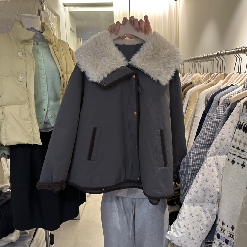 LIL東大門㊣代購女裝新品休閑25秋冬熱賣人氣推薦真品時尚夾克LIL夾克圖色3