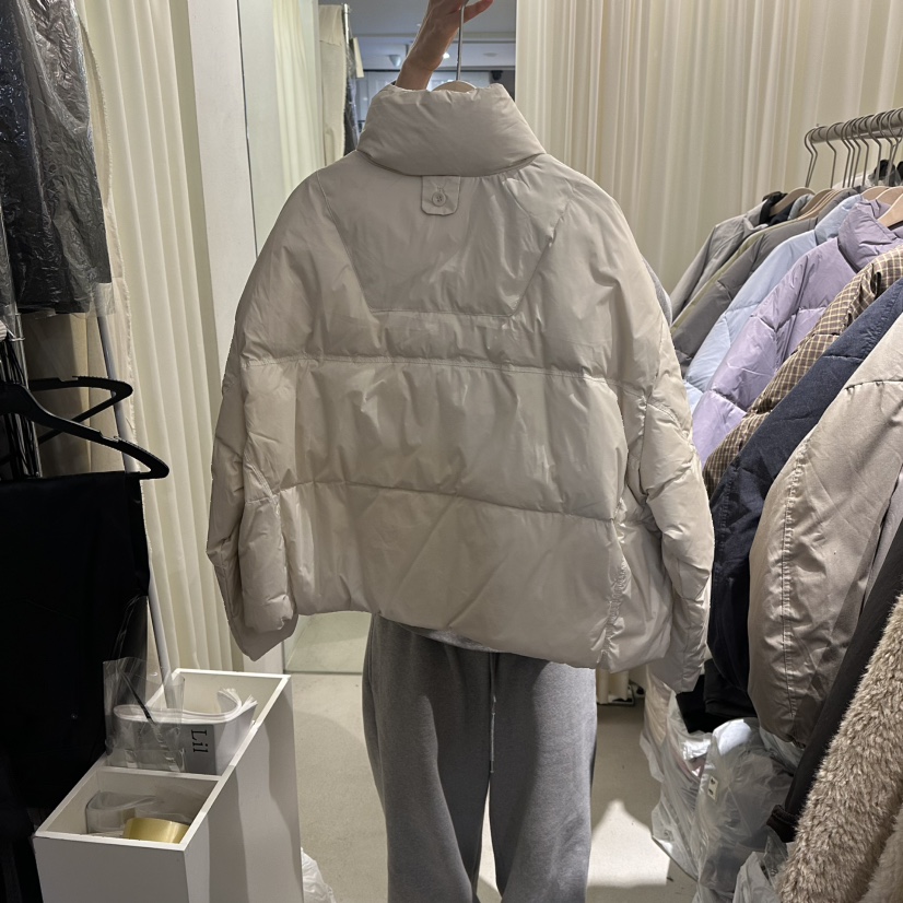 LIL韓國直郵㊣女裝新品職業時尚熱賣推薦25秋冬人氣短款棉服LIL短款棉服