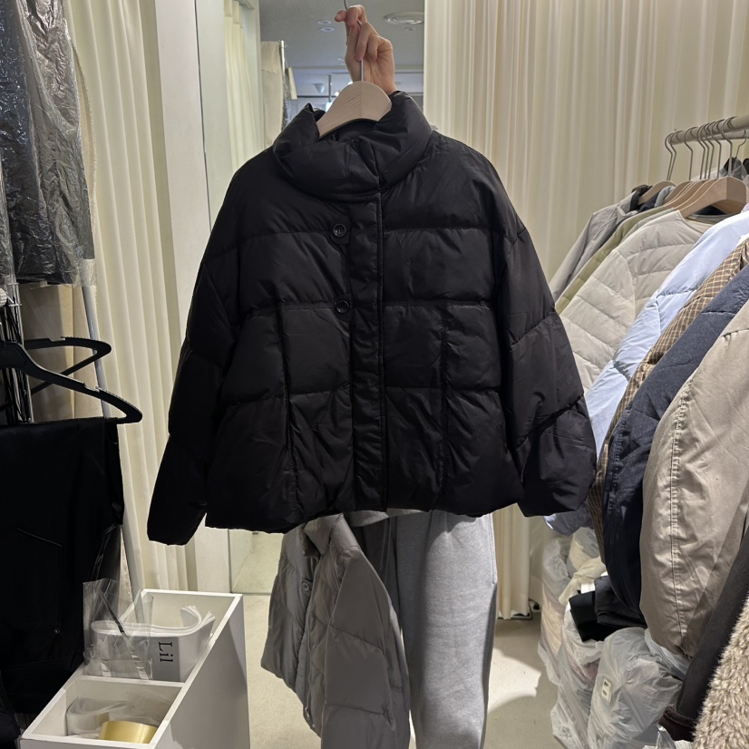 LIL韓國直郵㊣女裝新品職業時尚熱賣推薦25秋冬人氣短款棉服LIL短款棉服圖色5