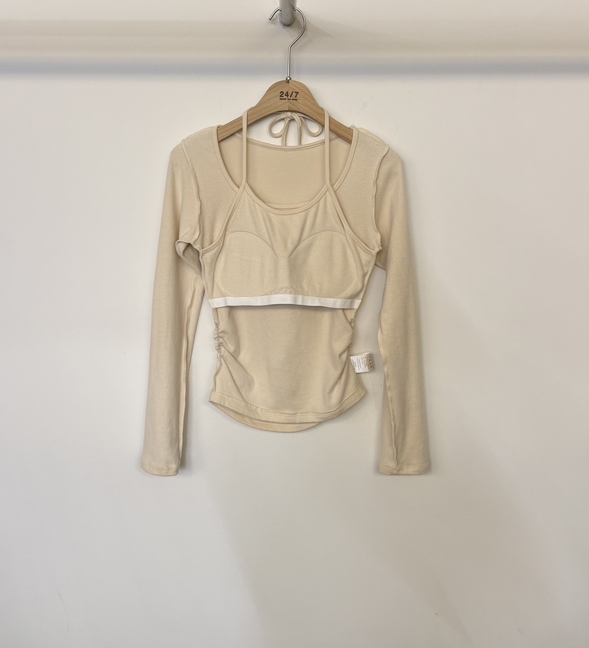 TWENTY FOUR SEVEN24-7韓國代購㊣女士新款時尚休閑長袖T恤TEWNTY FOUR SEVEN24-7長袖T恤