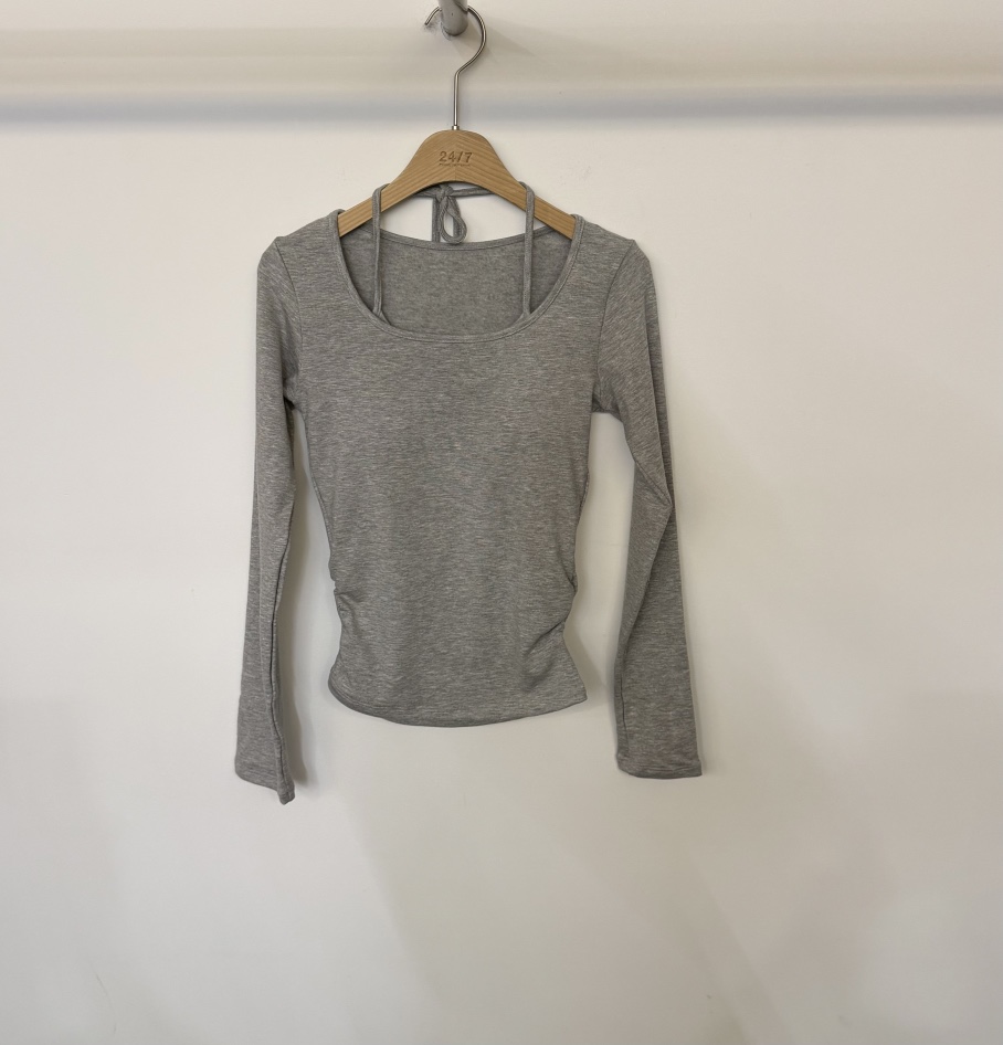 TWENTY FOUR SEVEN24-7韓國代購㊣女士新款時尚休閑長袖T恤TEWNTY FOUR SEVEN24-7長袖T恤圖色1