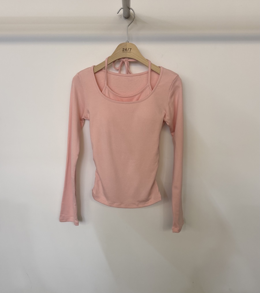 TWENTY FOUR SEVEN24-7韓國代購㊣女士新款時尚休閑長袖T恤TEWNTY FOUR SEVEN24-7長袖T恤圖色2