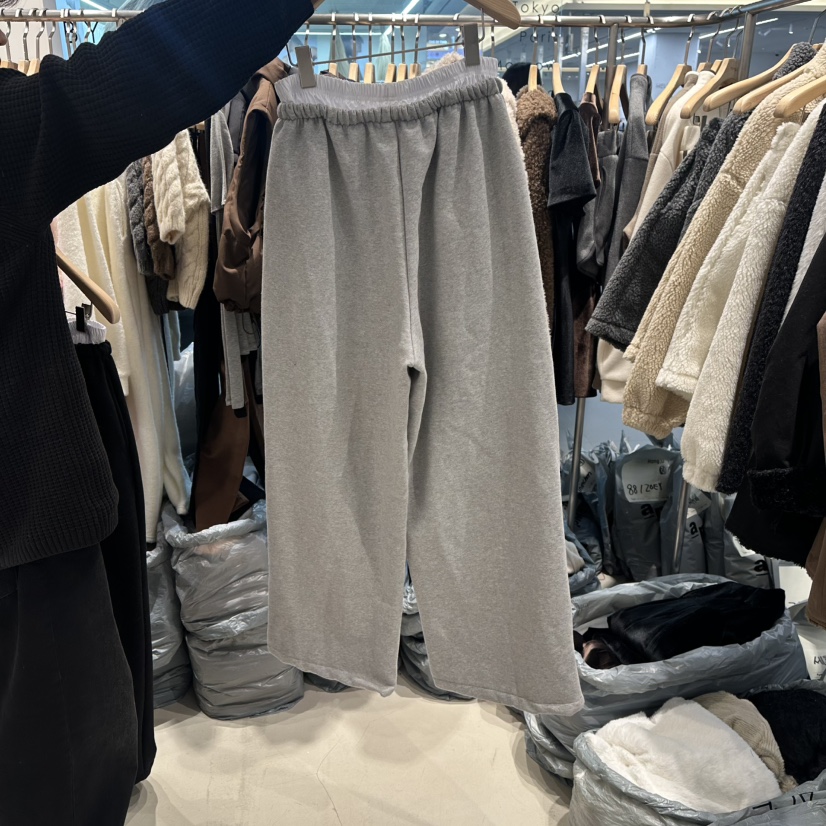 HONG.U東大門㊣代購女裝新品熱賣25秋冬時尚休閑休閑褲加絨HONG.U休閑褲