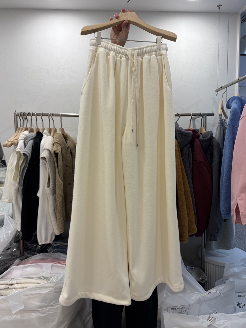 DELICATE韓國直郵㊣女士新款推薦人氣職業真品休閑褲皮褲貂皮DELICATE休閑褲圖色1