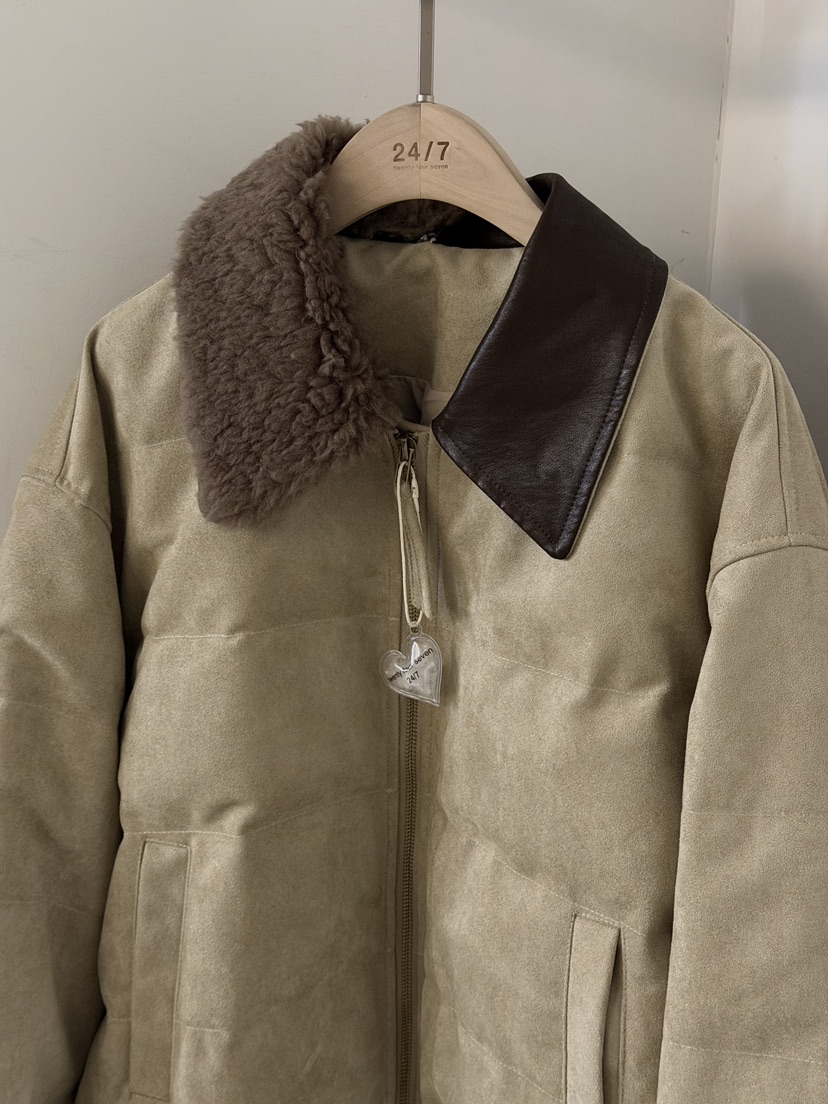 TWENTY FOUR SEVEN24-7韓國直郵㊣女裝新品25秋冬短款羽絨服鴨絨TEWNTY FOUR SEVEN24-7短款羽絨服