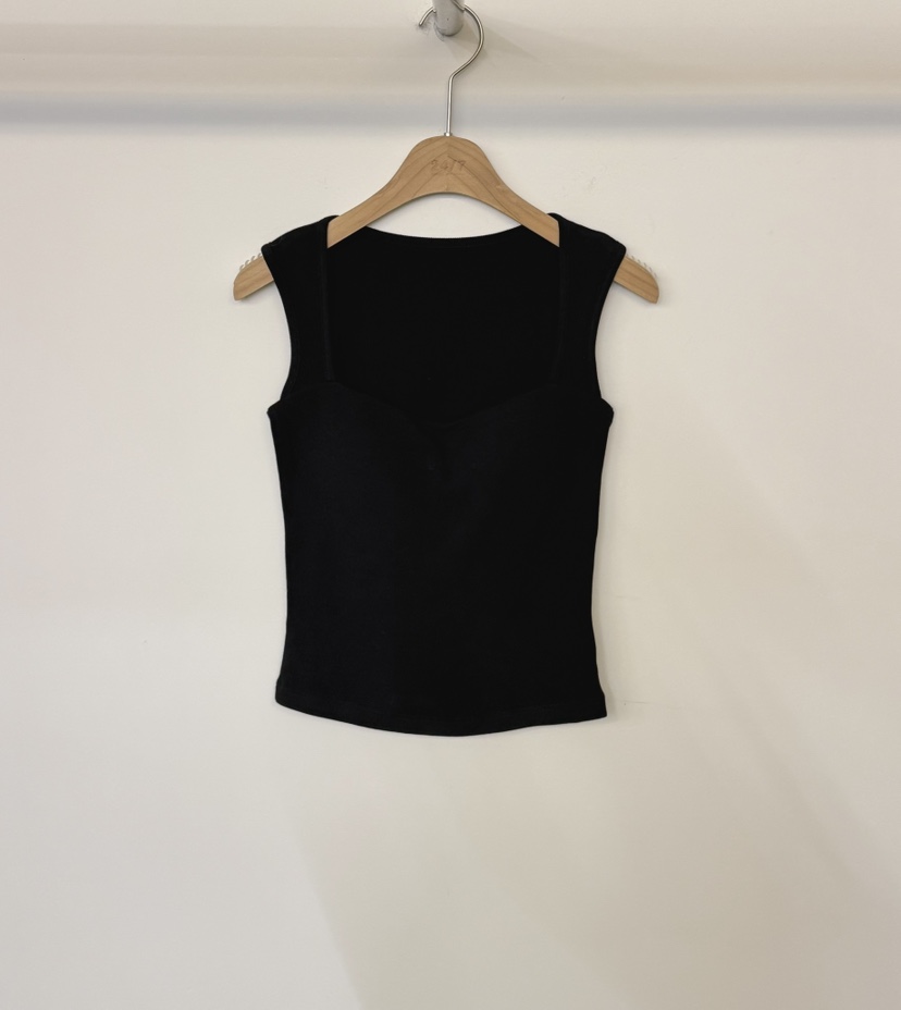 TWENTY FOUR SEVEN24-7韓國代購㊣女裝新品真品吊帶背心TEWNTY FOUR SEVEN24-7吊帶/背心圖色2黑色