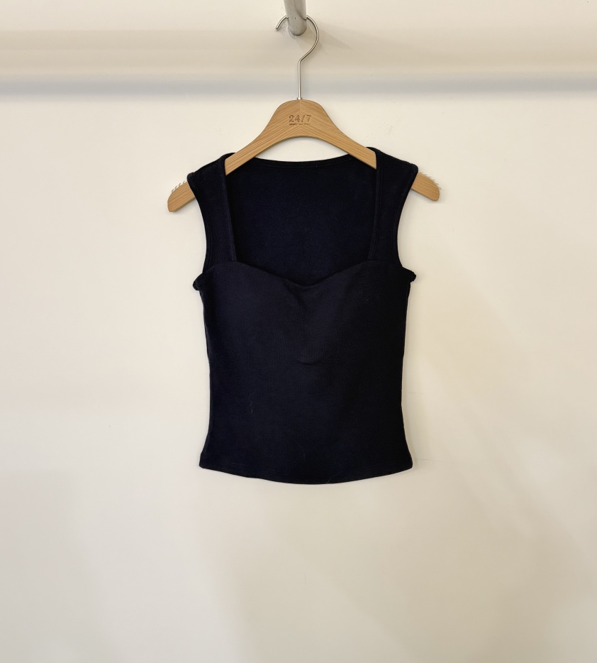 TWENTY FOUR SEVEN24-7韓國代購㊣女裝新品真品吊帶背心TEWNTY FOUR SEVEN24-7吊帶/背心圖色4深藍色