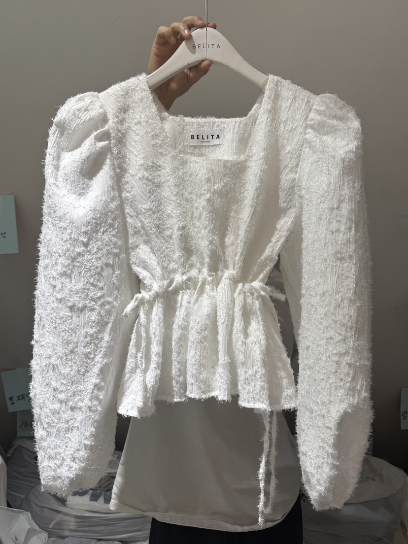 BELITA-L韓國直郵㊣女士新品真品熱賣休閑25秋冬襯衫蕾絲衫BELITA-L襯衫/蕾絲衫圖色1
