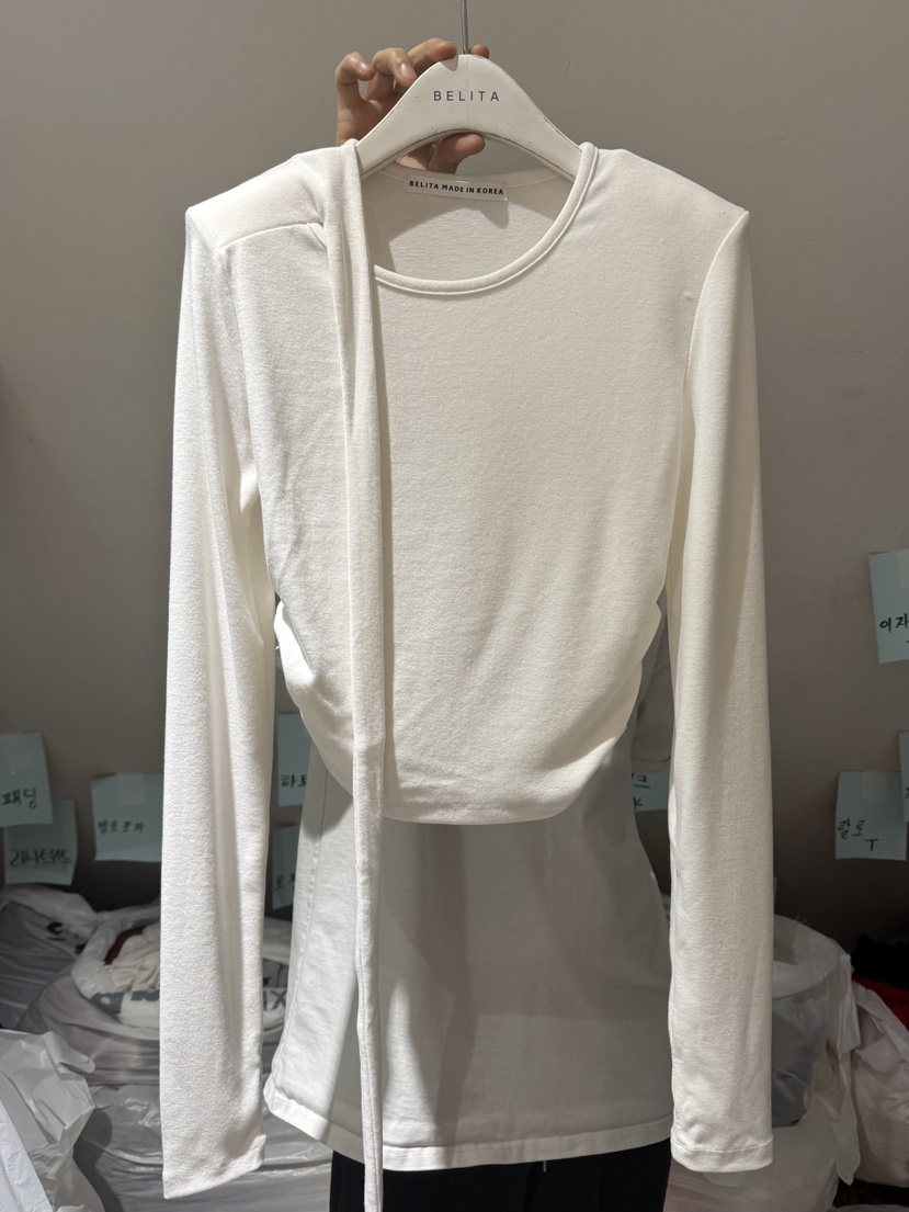 BELITA-L東大門㊣直郵女士新款休閑職業熱賣真品人氣長袖T恤BELITA-L長袖T恤圖色1