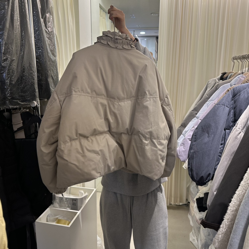 LIL東大門㊣實拍女士新款推薦25秋冬人氣熱賣真品時尚短款棉服LIL短款棉服