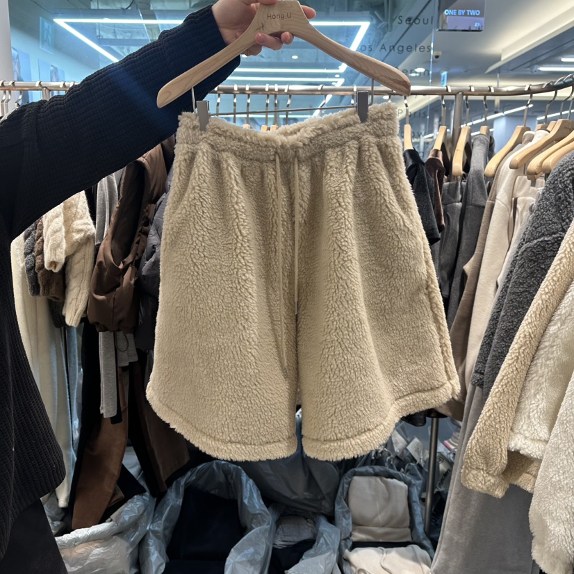 HONG.U東大門㊣代購女裝新品真品時尚25秋冬人氣推薦休閑短褲HONG.U短褲圖色2