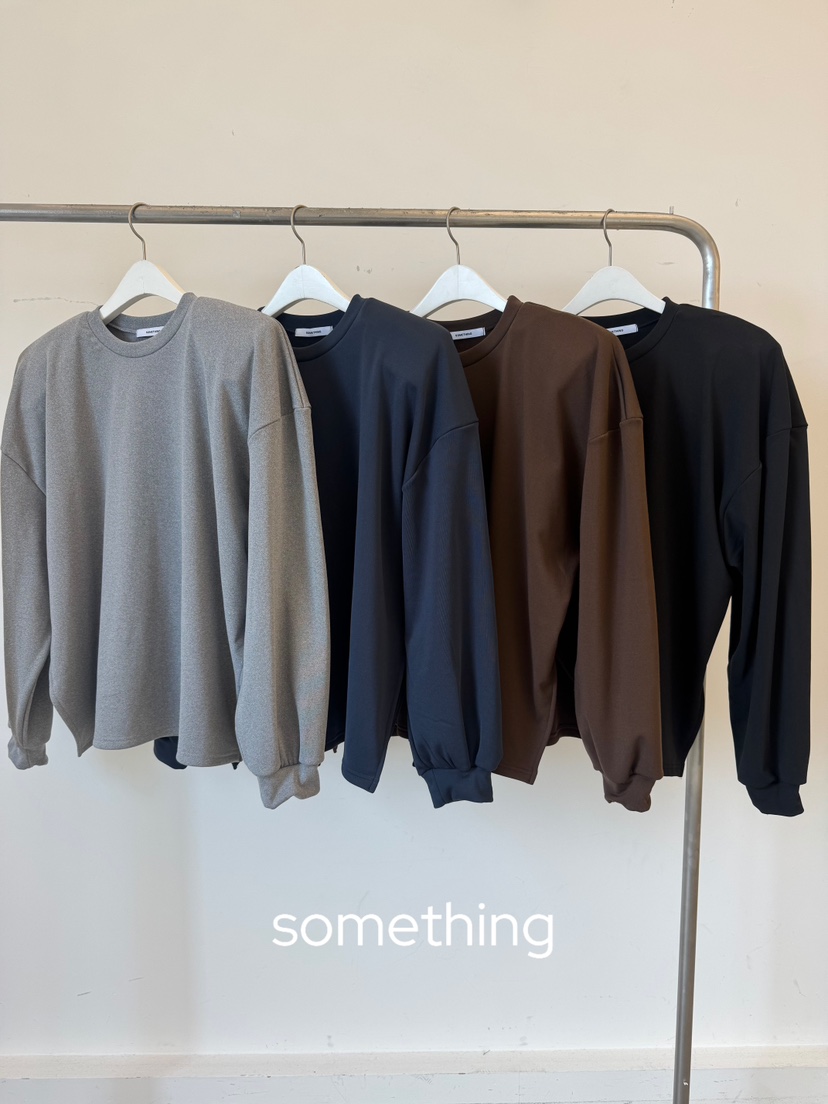 SOMETHING-L/FANCY東大門㊣代購女裝新款時尚職業長袖T恤SOMETHING-L/FANCY長袖T恤