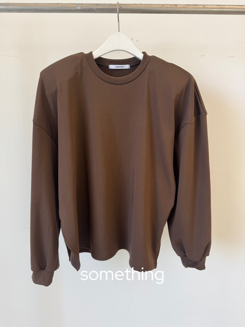 SOMETHING-L/FANCY東大門㊣代購女裝新款時尚職業長袖T恤SOMETHING-L/FANCY長袖T恤圖色1