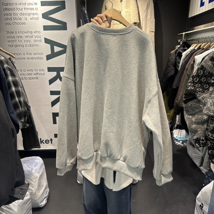 EL BOSQUE東大門㊣直郵女裝新款推薦人氣熱賣時尚衛衣加絨EL BOSQUE衛衣