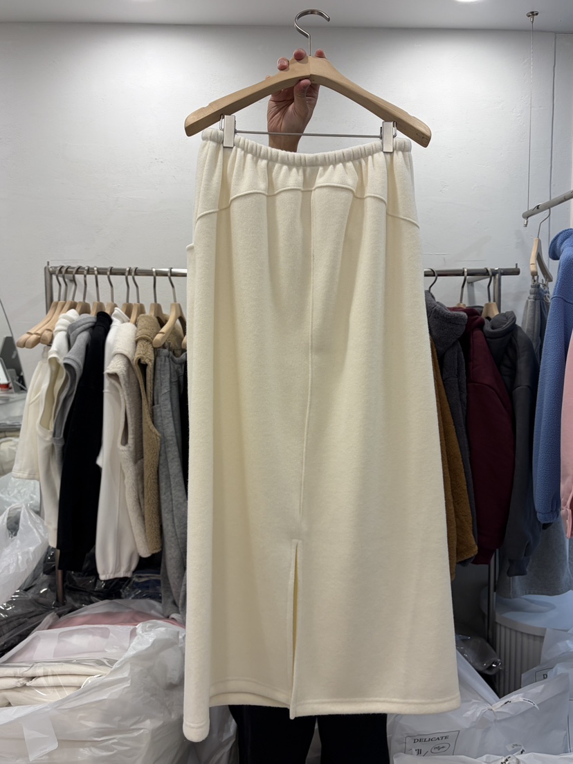 DELICATE東大門㊣實拍女裝新款真品休閑職業推薦熱賣長裙貂皮DELICATE長裙