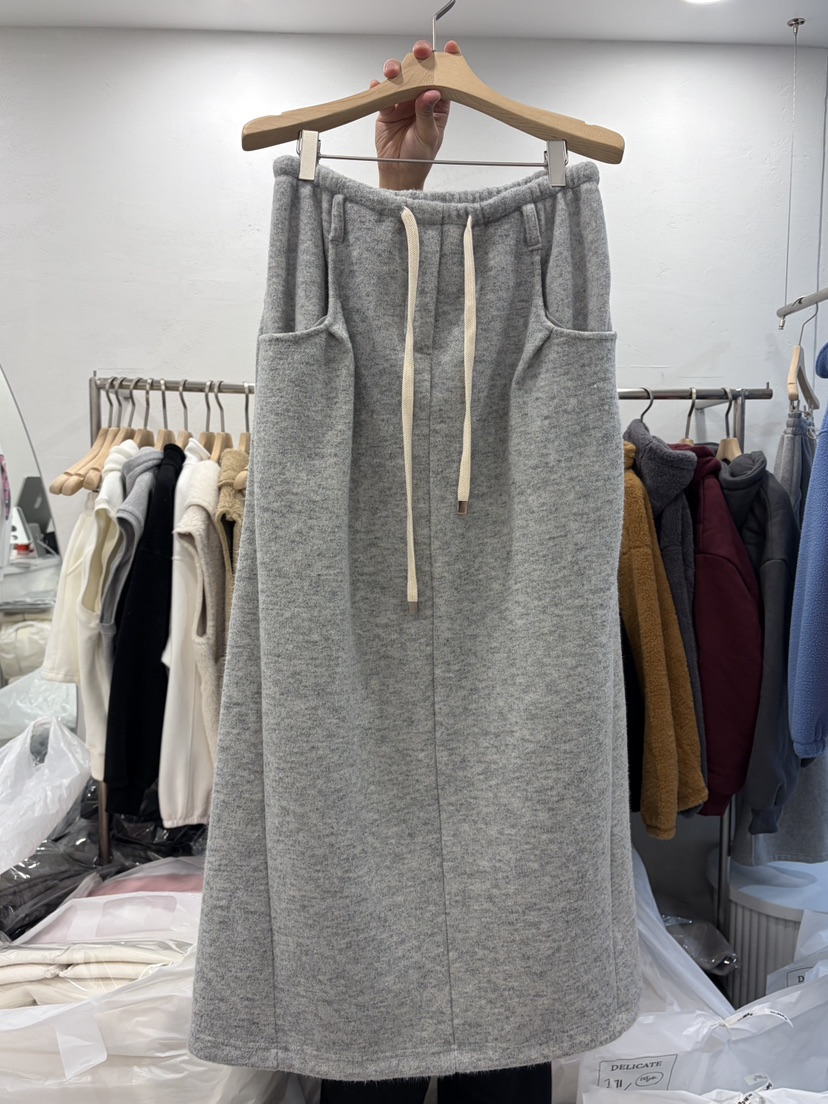 DELICATE東大門㊣實拍女裝新款真品休閑職業推薦熱賣長裙貂皮DELICATE長裙圖色2