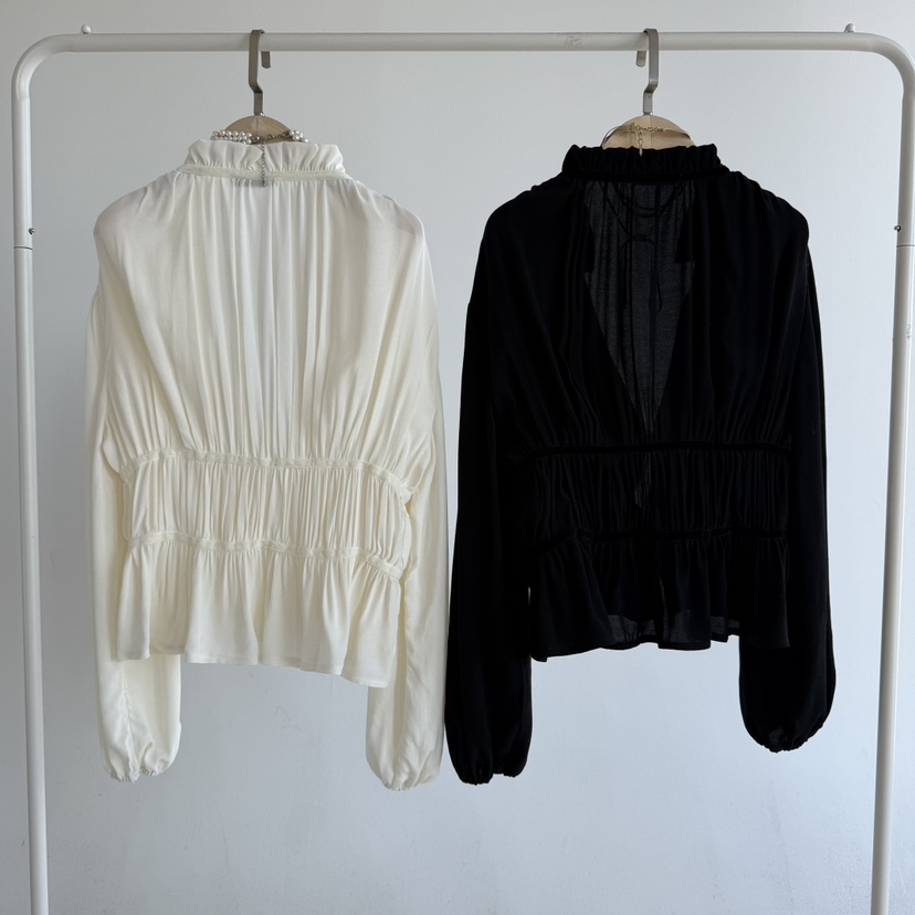 JENNY 1976東大門㊣實拍女裝新品時尚25秋冬襯衫蕾絲衫不含飾品JENNY 1976襯衫/蕾絲衫