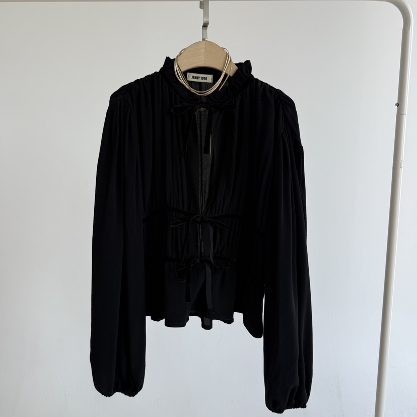 JENNY 1976東大門㊣實拍女裝新品時尚25秋冬襯衫蕾絲衫不含飾品JENNY 1976襯衫/蕾絲衫圖色2