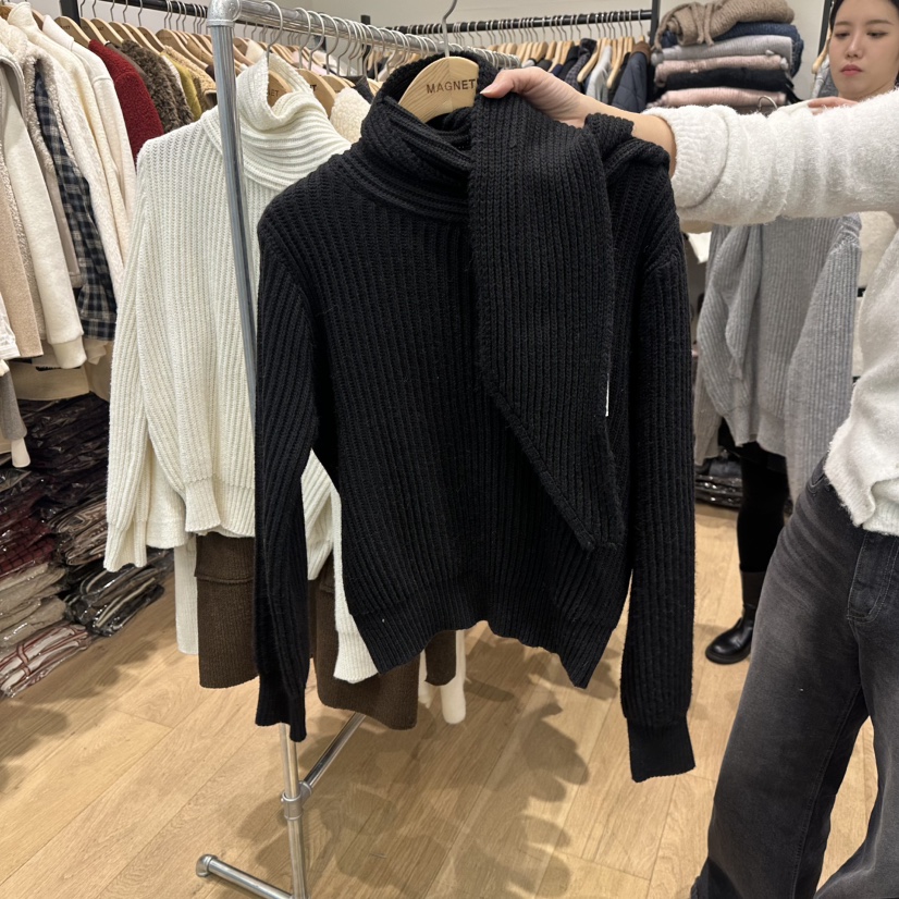 M.G.N韓國直郵㊣女裝新品真品休閑推薦熱賣人氣時尚針織衫MAGNET針織衫圖色3
