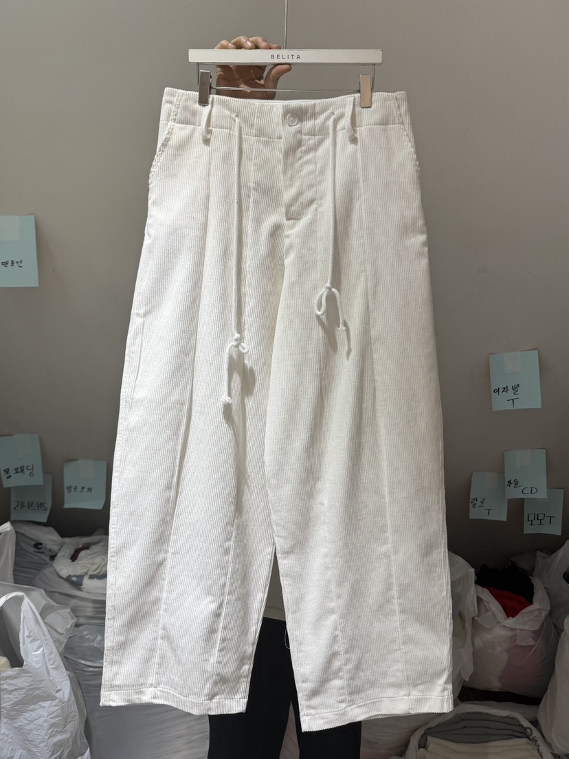 BELITA-L東大門㊣代購女裝新款人氣職業真品休閑褲燈芯絨燈籠BELITA-L休閑褲圖色1