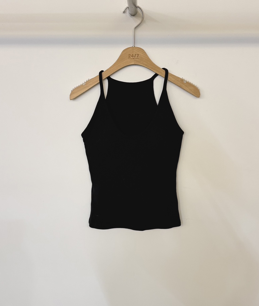TWENTY FOUR SEVEN24-7東大門㊣實拍女士新款職業吊帶背心TEWNTY FOUR SEVEN24-7吊帶/背心圖色3黑色