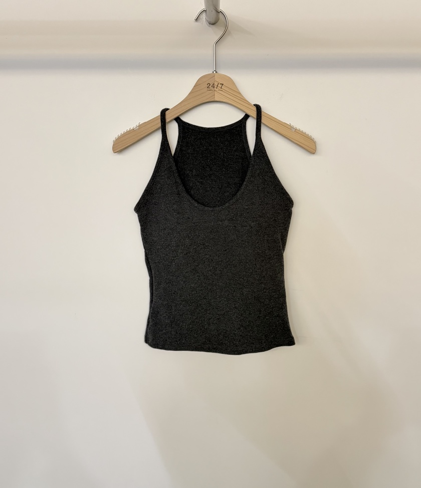 TWENTY FOUR SEVEN24-7東大門㊣實拍女士新款職業吊帶背心TEWNTY FOUR SEVEN24-7吊帶/背心圖色4墨色