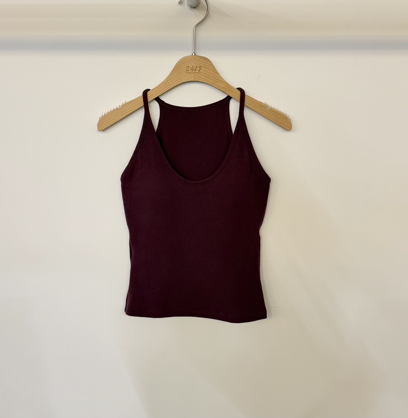 TWENTY FOUR SEVEN24-7東大門㊣實拍女士新款職業吊帶背心TEWNTY FOUR SEVEN24-7吊帶/背心圖色5紅色