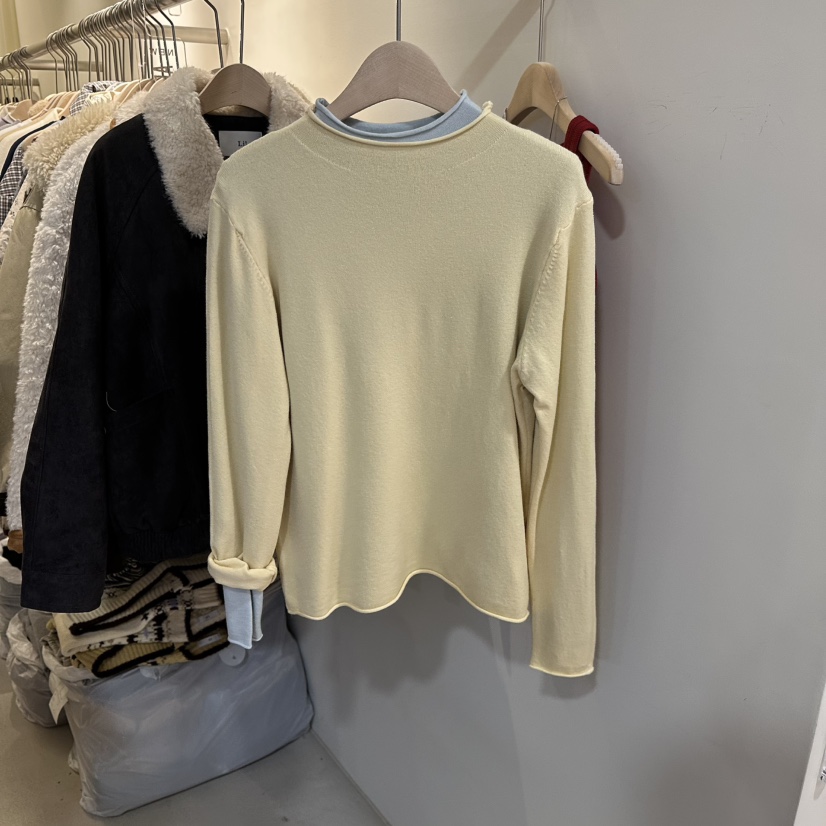 LIL東大門㊣實拍女裝新品真品人氣推薦熱賣時尚職業25秋冬針織衫LIL針織衫圖色2