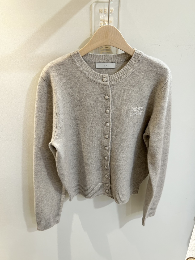 LIL東大門㊣代購女士新款時尚人氣真品25秋冬職業針織衫開衫LIL針織衫圖色2