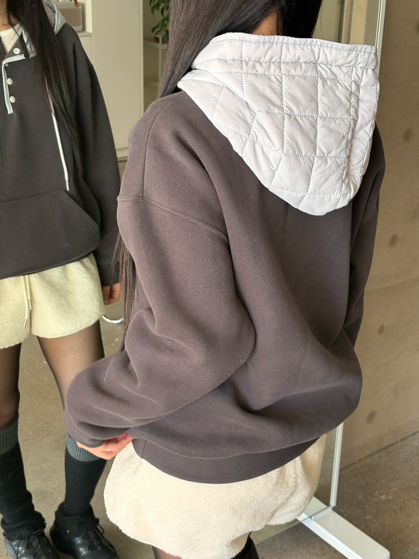 Verbena東大門㊣代購女士新品休閑25秋冬時尚真品推薦衛衣兜帽Verbena衛衣