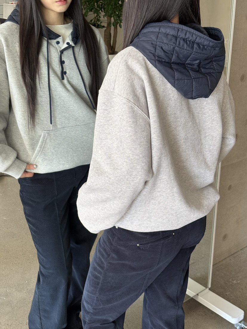 Verbena東大門㊣代購女士新品休閑25秋冬時尚真品推薦衛衣兜帽Verbena衛衣