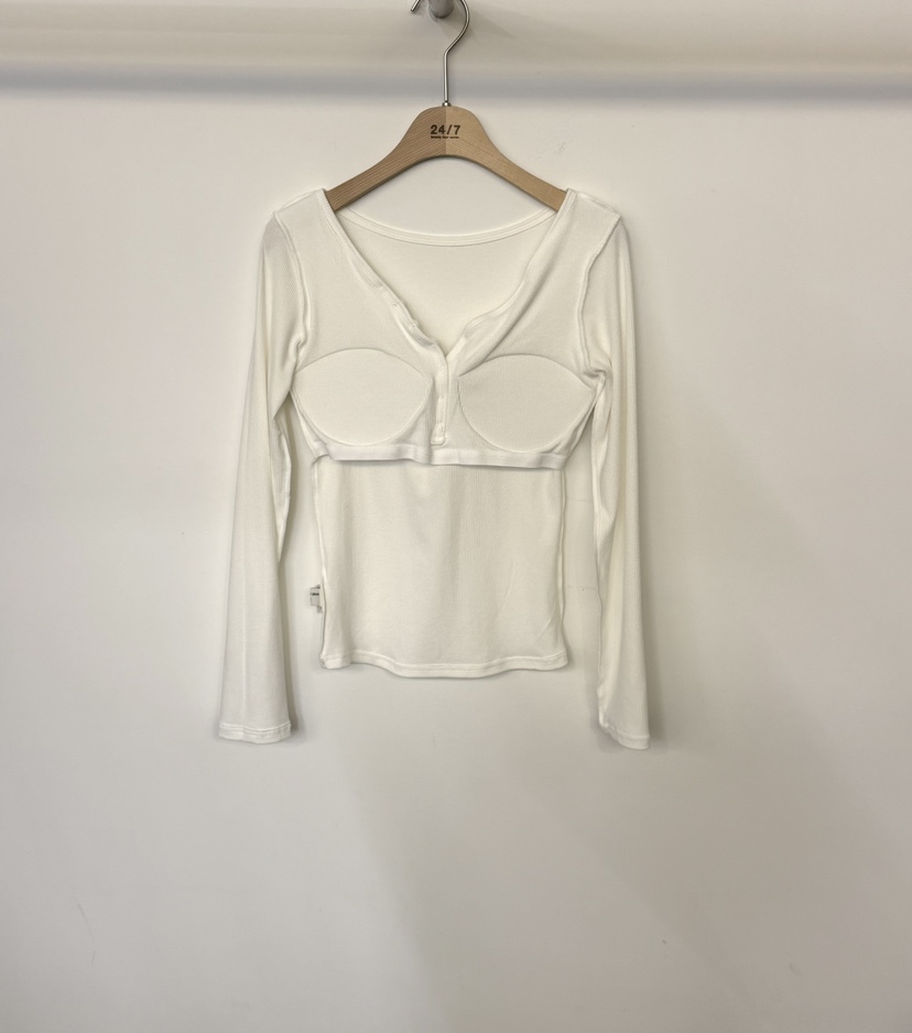 TWENTY FOUR SEVEN24-7韓國代購㊣女裝新品推薦真品長袖T恤TEWNTY FOUR SEVEN24-7長袖T恤