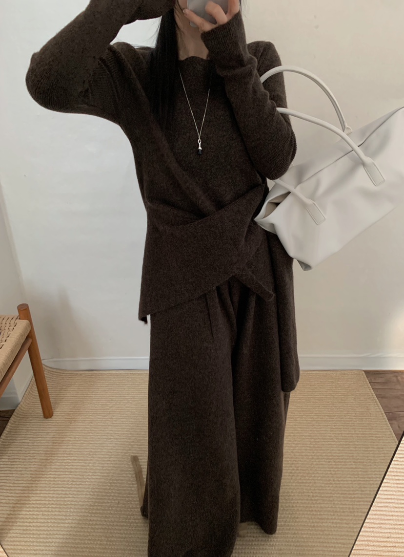 TWENTY FOUR SEVEN24-7東大門㊣代購女裝新款人氣套裝羊毛套裝TEWNTY FOUR SEVEN24-7套裝