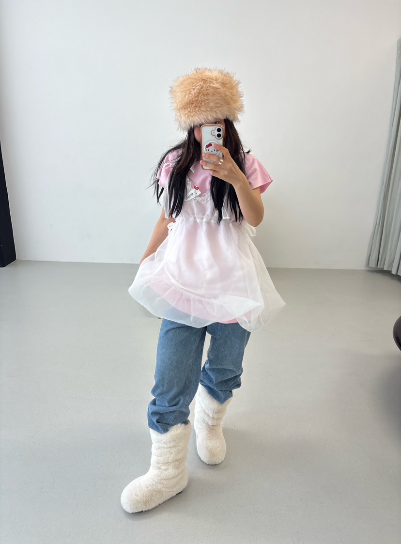 PLATFORM-L韓國代購㊣女士新款真品推薦人氣休閑25秋冬連衣裙PLATFORM連衣裙