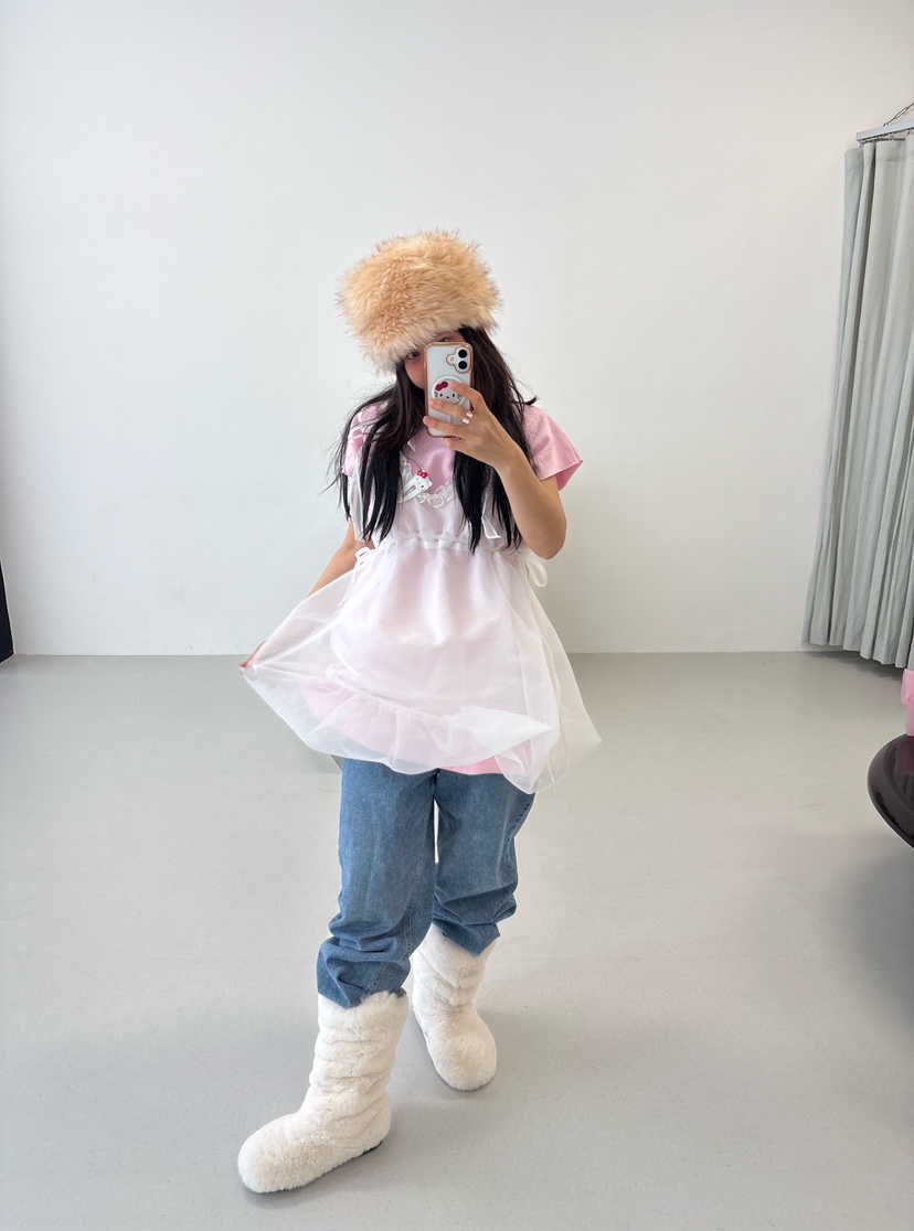 PLATFORM-L韓國代購㊣女士新款真品推薦人氣休閑25秋冬連衣裙PLATFORM連衣裙