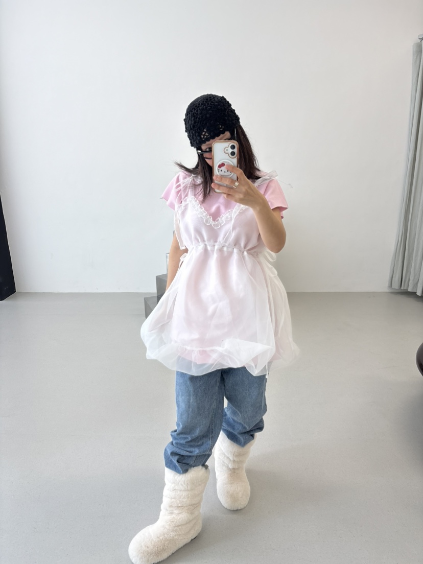 PLATFORM-L韓國代購㊣女士新款真品推薦人氣休閑25秋冬連衣裙PLATFORM連衣裙